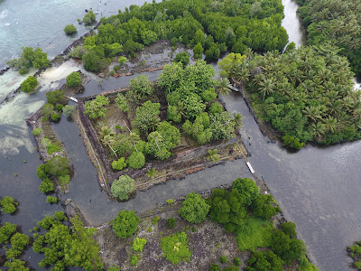 nan madol aerial shot