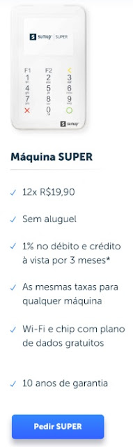  Maquininha,Leitor-Super