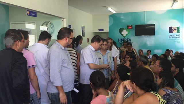 Equipe da Secretaria de Saúde de Pernambuco visita Santa Cruz para traçar metas de combate a virose