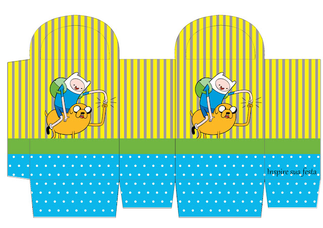 Adventure Time Party , Free Printable Boxes.