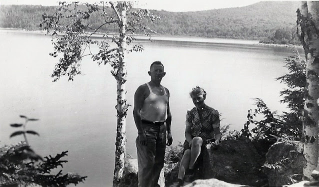 Ervin and Mary Putnam at camp