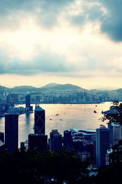 sunrise from the Hong Kong Peak