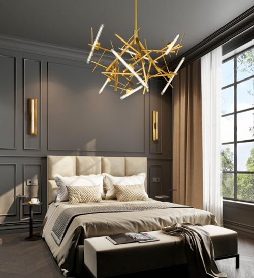 modren lighting ideas for small bedroom