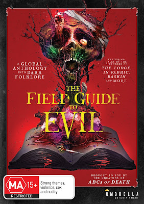 Cover art for Umbrella Entertainment's DVD release of THE FIELD GUIDE TO EVIL!