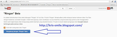 Bergabung dengan Feather Beta YouTube ("Ringan" Beta)