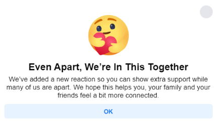 Give Virtual Hugs and Show Love Online with Facebook Care Emoji and Messenger Heart Updates