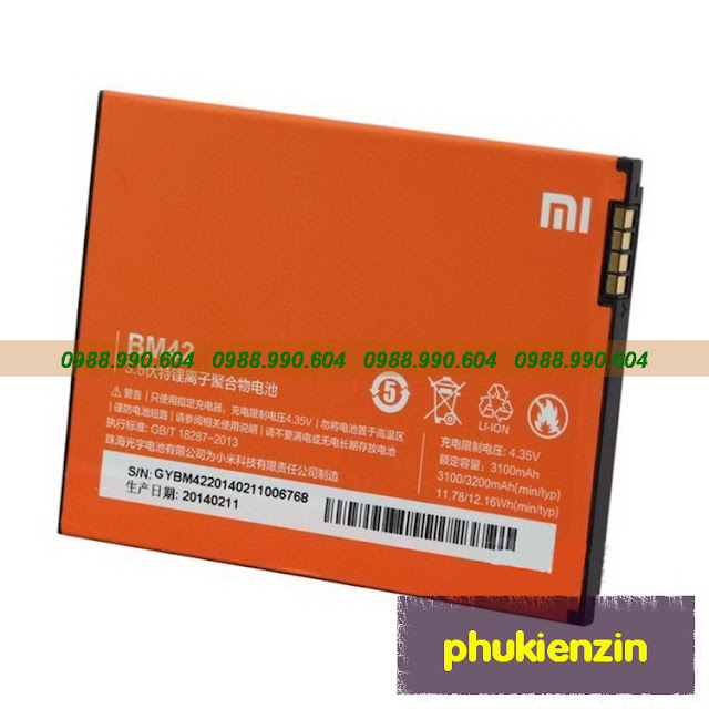 Pin điện thoại xiaomi redmi note BM42