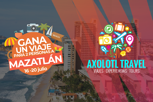 GANA UN VIAJE A LA PLAYA CON AXOLOTL TRAVEL