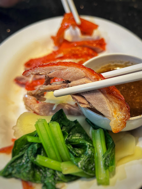 roasted duck with vegetables in Bangkok, Thailand