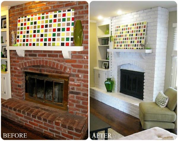 DIY Fireplace Makeovers, Faux Mantels & Shelves