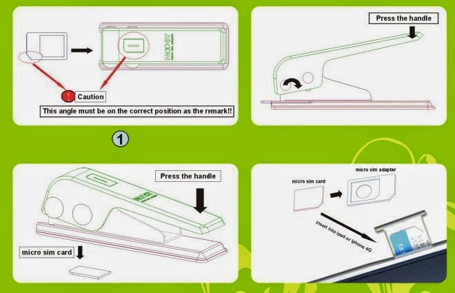 Pemotong Kartu Perdana - NOOSY Micro Sim Cutter  Pusat 