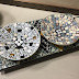 Entertaining For The Holidays Using Vintage Mosaic Candy Dishes and
Trays