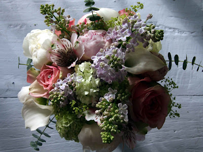 English Country Garden Wedding Bouquet
