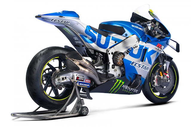 Livery Suzuki Escar MotoGp 2021, Kini Tertempel Monster Energy !!!