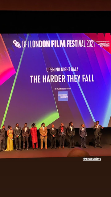 The Harder They Fall premeire at the BFI’s London Film Festival - Idris Elba Regina King Jay Z David Enningful