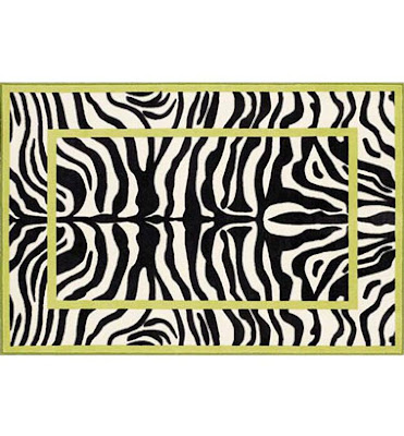 Zebra rug from Design Dazzle 5 Don't limit yourself to just Baby Stores