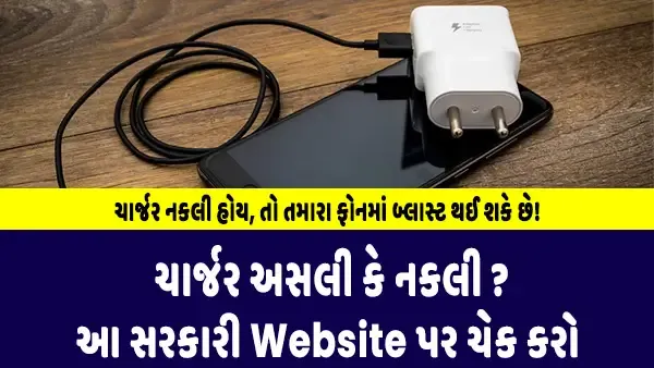 Your phone charger may be fake - check with the government app