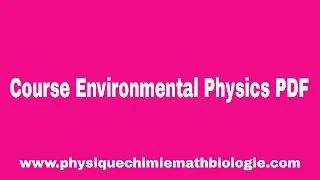 Course Environmental Physics PDF