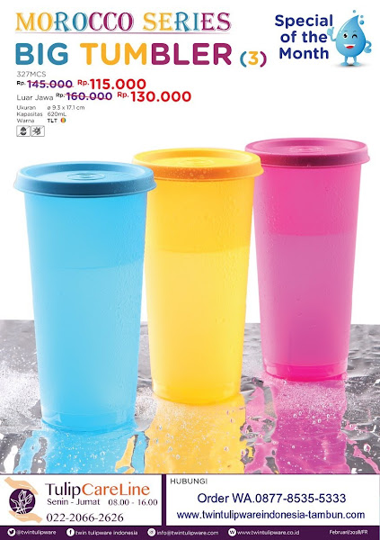 Promo Spesial Maret 2018, Big Tumbler Morocco