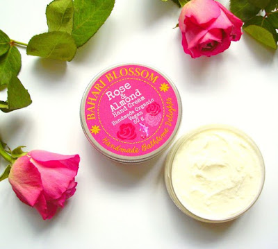 Rose & Almond All Natural Nourishing Hand Cream by Bahari Blossom