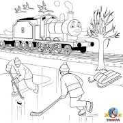 White Christmas holiday picture Thomas and James the train winter scenery . (white christmas holiday picture thomas and james the train winter scenery graphics for printing out)