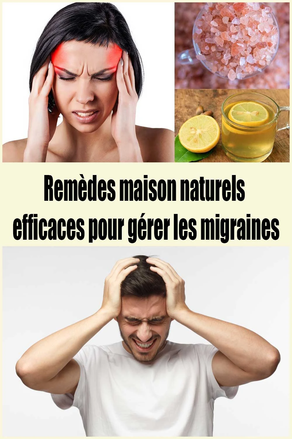 Remèdes maison naturels efficaces pour gérer les migraines