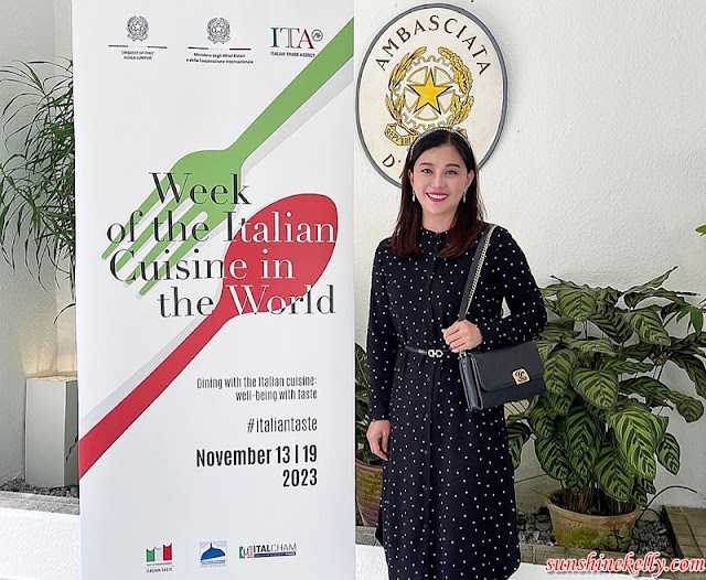Week of Italian Cuisine in the World 2023, Food