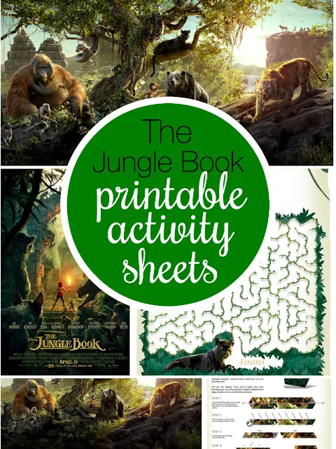El Libro de la Selva: Libro de Actividades para Imprimir Gratis. 