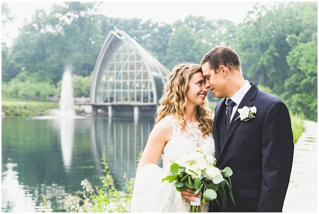 wedding at White Chapel at Rose Hulman Institute of Technology