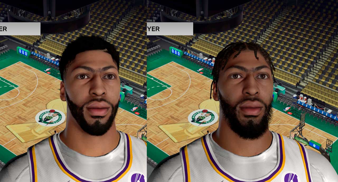 NBA 2K23 Anthony Davis Cyberface Afro Hair - Shuajota: NBA 2K24 Mods,  Rosters & Cyberfaces