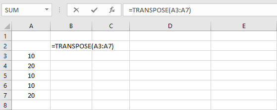 Fungsi TRANSPOSE: Pengertian, Kegunaan, dan Contohnya