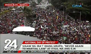 rally, anti duterte, dilawan