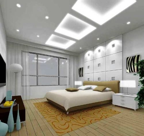 Modern interior decoration bedroom contemporary style luxury bed-5