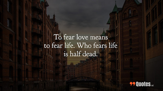 quotes about life and fear