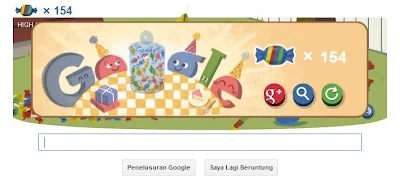 Google Doodle Birthday Yang Ke-15 Dengan Permainan Pinata Game