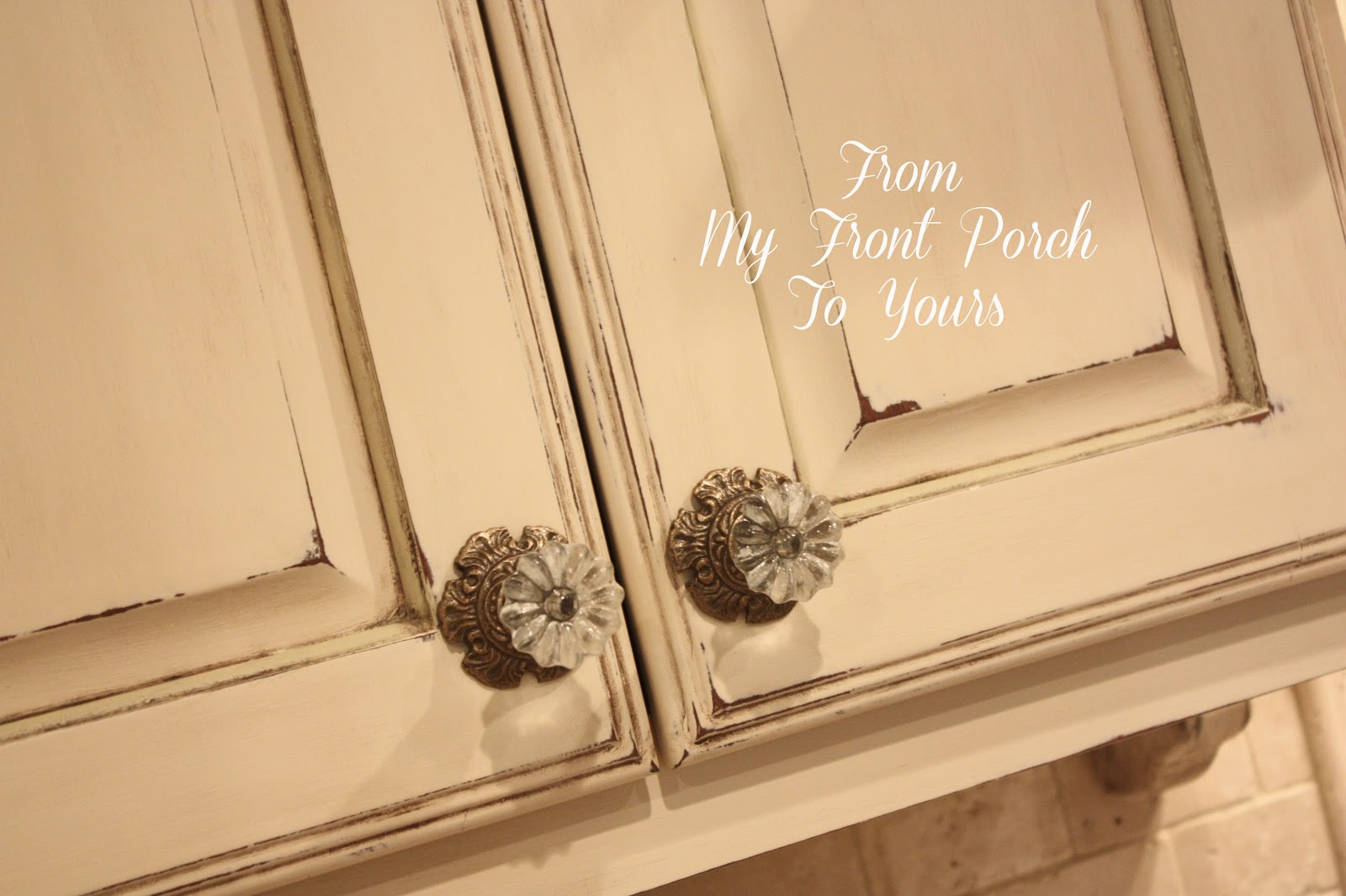 From My Front Porch To Yours Kitchen Cabinet Painting Tutorial Using Old Ochre Annie Sloan Chalk Paint