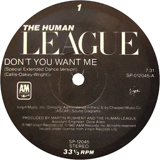 Don't You Want Me (Special Extended Dance Version)  – The Human League