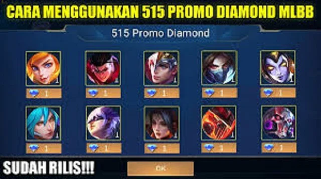 Cara Menggunakan Kupon Diamond Mobile Legends