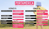 PortAmérica 2016, horarios