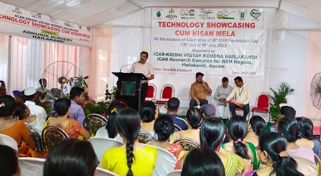 ICAR-KVK jointly organised Kisan mela at Hailakandi