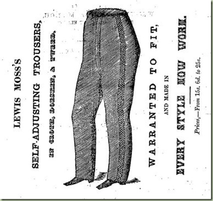 Self-adjusting trousers (1860)