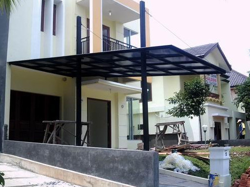  Kanopi Rangka Besi Holo Galvanize CANOPY DAN RANGKA ATAP