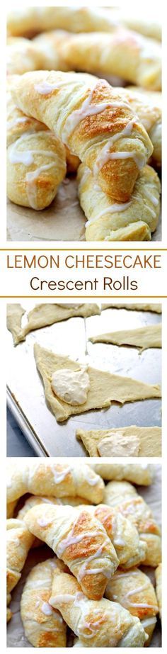 Lemon Cheesecake Crescent Rolls