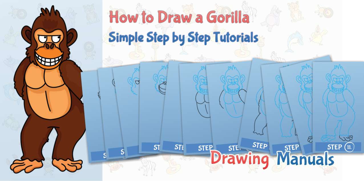  Children learn how to draw cute animals