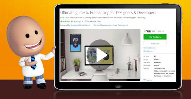 [100% Off] Ultimate guide to Freelancing for Designers & Developers| Worth 20$