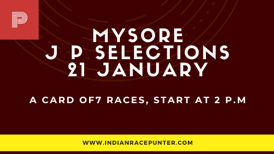 Mysore Jackpot Selections 21 January