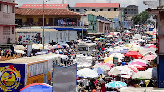 Love it or hate it. The typical black African markets, like the on in Accra.