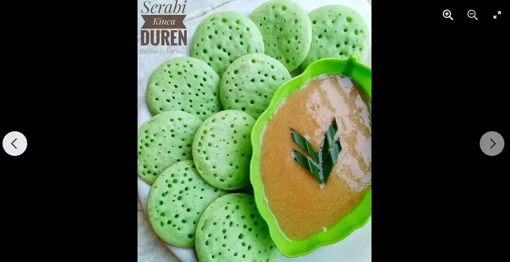 cara membuat serabi kinca durian