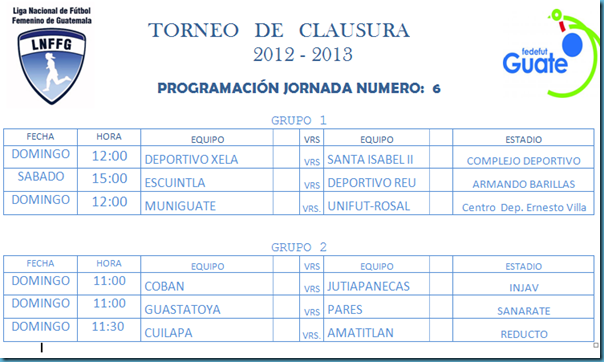 6TA. JORNADA COMPLETA