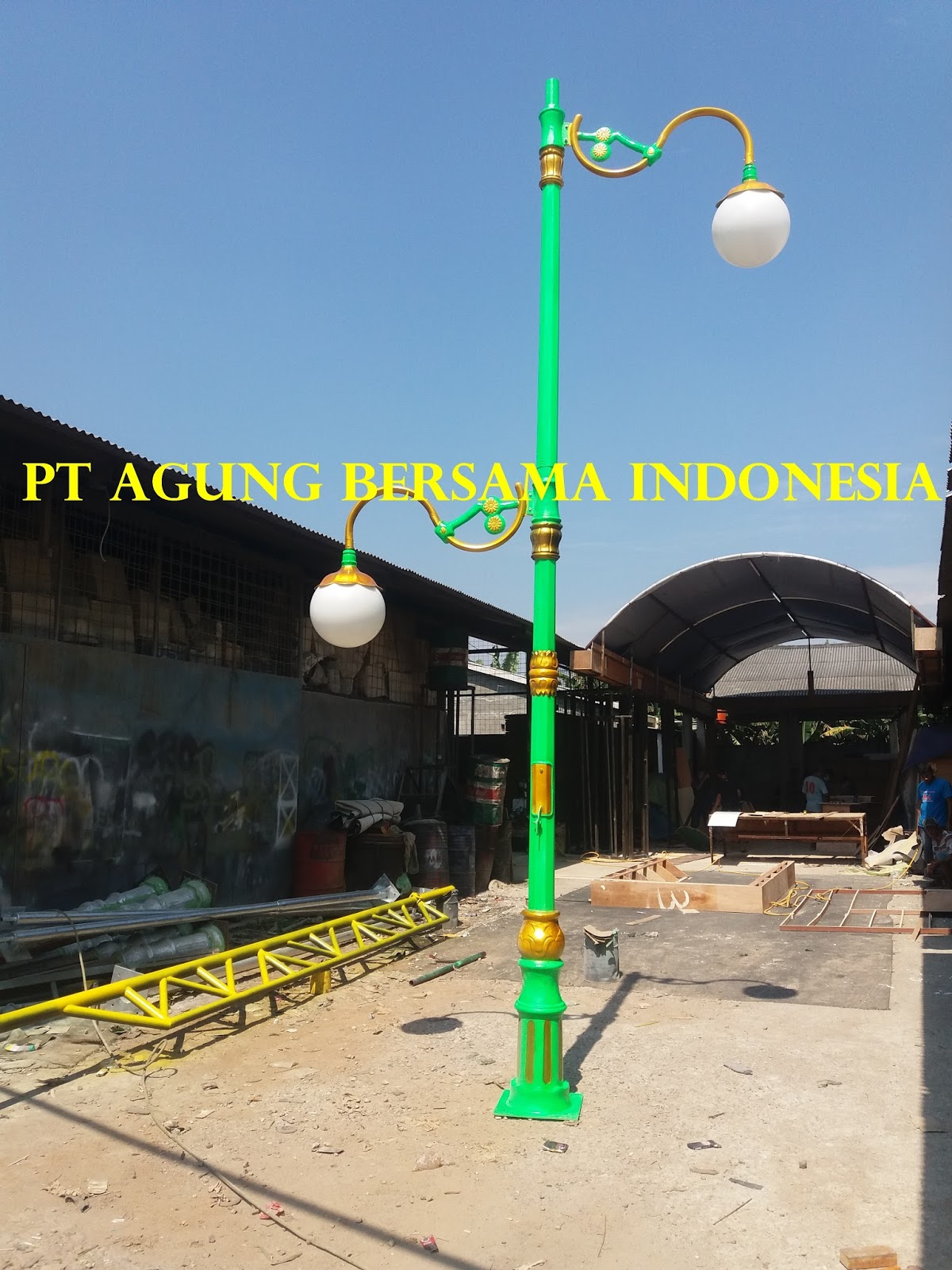 Pabrikasi Tiang Lampu Taman Jalan Pju Daftar Harga Jual